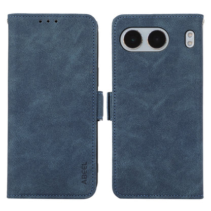 ABEEL Frosted Magnetic RFID Leather Phone Case, For OnePlus 13, For OnePlus Nord 4