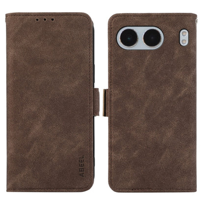 ABEEL Frosted Magnetic RFID Leather Phone Case, For OnePlus 13, For OnePlus Nord 4
