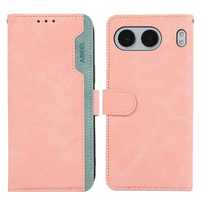 ABEEL Color Block Magnetic RFID Leather Phone Case, For OnePlus 13R Global, For OnePlus 13, For OnePlus Nord 4 engabe3767 Mobile Accessories - APEXEL INDIA - Mobile Lens - Mobile Camera Lens - Cellphone Accessories - Phone Lens - Smartphone Lens