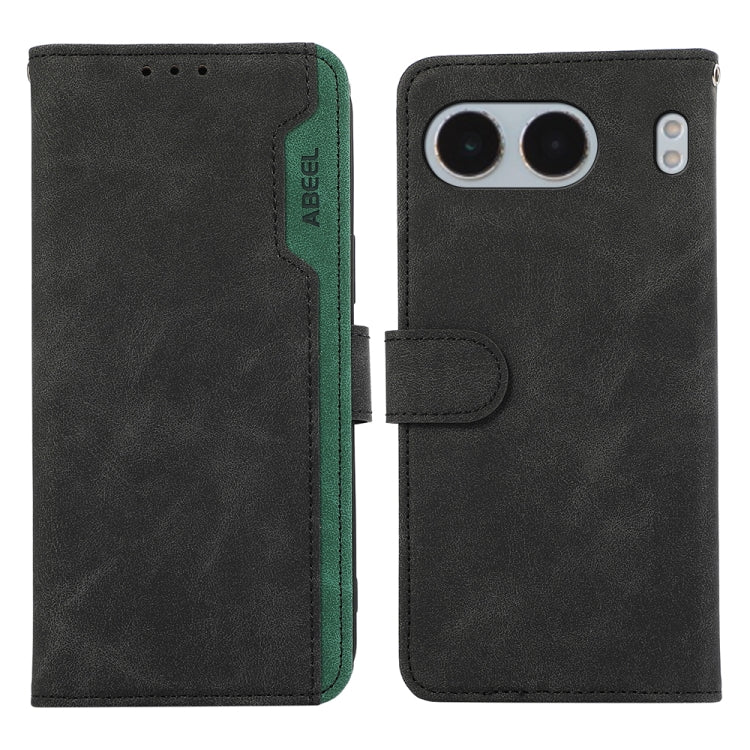 ABEEL Color Block Magnetic RFID Leather Phone Case, For OnePlus 13R Global, For OnePlus 13, For OnePlus Nord 4 engabe3767 Mobile Accessories - APEXEL INDIA - Mobile Lens - Mobile Camera Lens - Cellphone Accessories - Phone Lens - Smartphone Lens