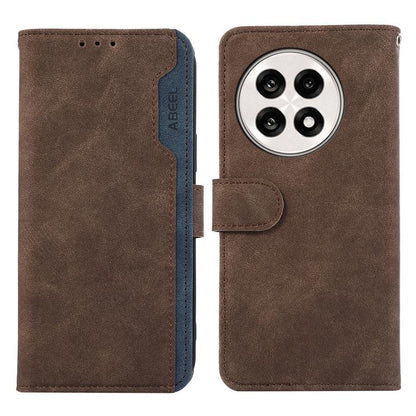 ABEEL Color Block Magnetic RFID Leather Phone Case, For OnePlus 13R Global, For OnePlus 13, For OnePlus Nord 4 engabe3767 Mobile Accessories - APEXEL INDIA - Mobile Lens - Mobile Camera Lens - Cellphone Accessories - Phone Lens - Smartphone Lens