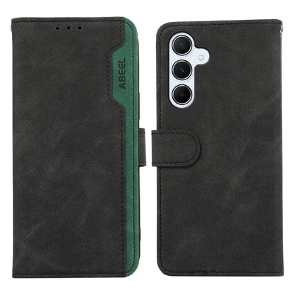 ABEEL Color Block Magnetic RFID Leather Phone Case, For Samsung Galaxy A56 5G, For Samsung Galaxy A26 5G, For Samsung Galaxy A36 5G, For Samsung Galaxy A06 4G engabe3771 Samsung Accessories - APEXEL INDIA - Mobile Lens - Mobile Camera Lens - Cellphone Accessories - Phone Lens - Smartphone Lens