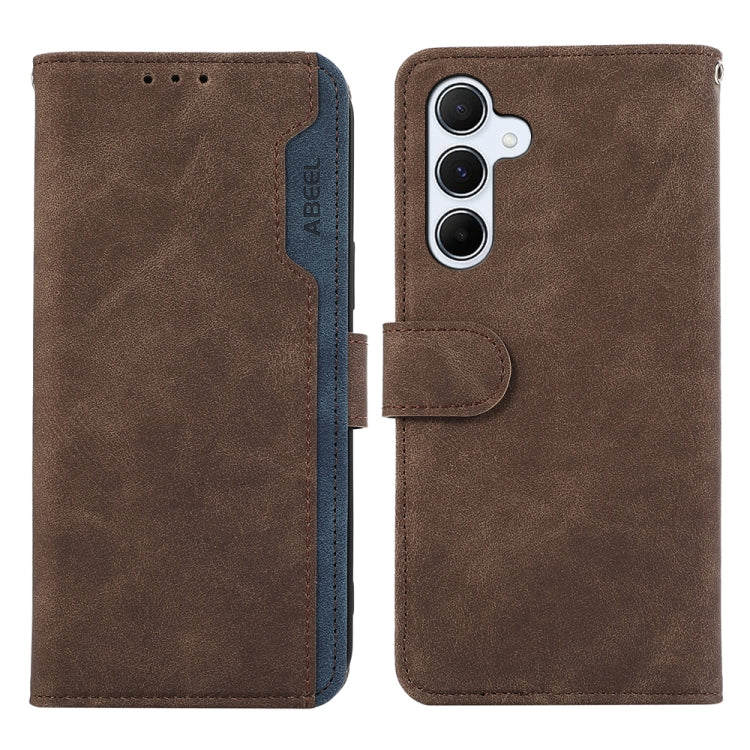 ABEEL Color Block Magnetic RFID Leather Phone Case, For Samsung Galaxy A56 5G, For Samsung Galaxy A26 5G, For Samsung Galaxy A36 5G, For Samsung Galaxy A06 4G engabe3771 Samsung Accessories - APEXEL INDIA - Mobile Lens - Mobile Camera Lens - Cellphone Accessories - Phone Lens - Smartphone Lens