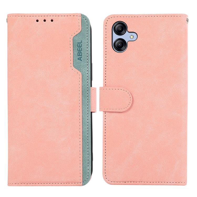 ABEEL Color Block Magnetic RFID Leather Phone Case, For Samsung Galaxy A07 5G, For Samsung Galaxy A56 5G, For Samsung Galaxy A26 5G, For Samsung Galaxy A36 5G