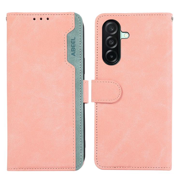 ABEEL Color Block Magnetic RFID Leather Phone Case, For Samsung Galaxy A27 5G, For Samsung Galaxy A56 5G, For Samsung Galaxy A26 5G, For Samsung Galaxy A36 5G