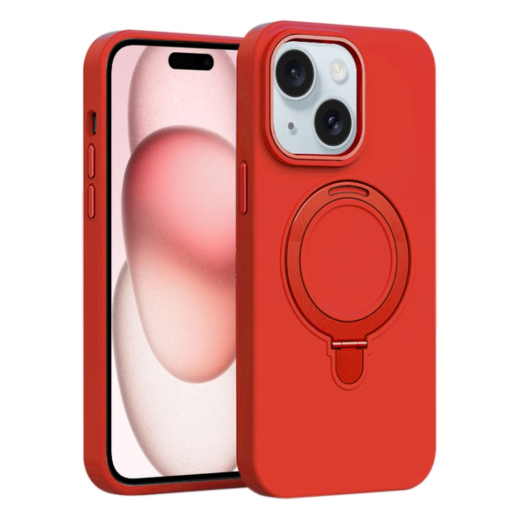 Liquid Silicone MagSafe Metal Ring Holder Phone Case, For iPhone 15, For iPhone 14 Plus, For iPhone 14 Apple Accessories engliq4718 iPhone 15 - APEXEL INDIA - Mobile Lens - Mobile Camera Lens - Cellphone Accessories - Phone Lens - Smartphone Lens