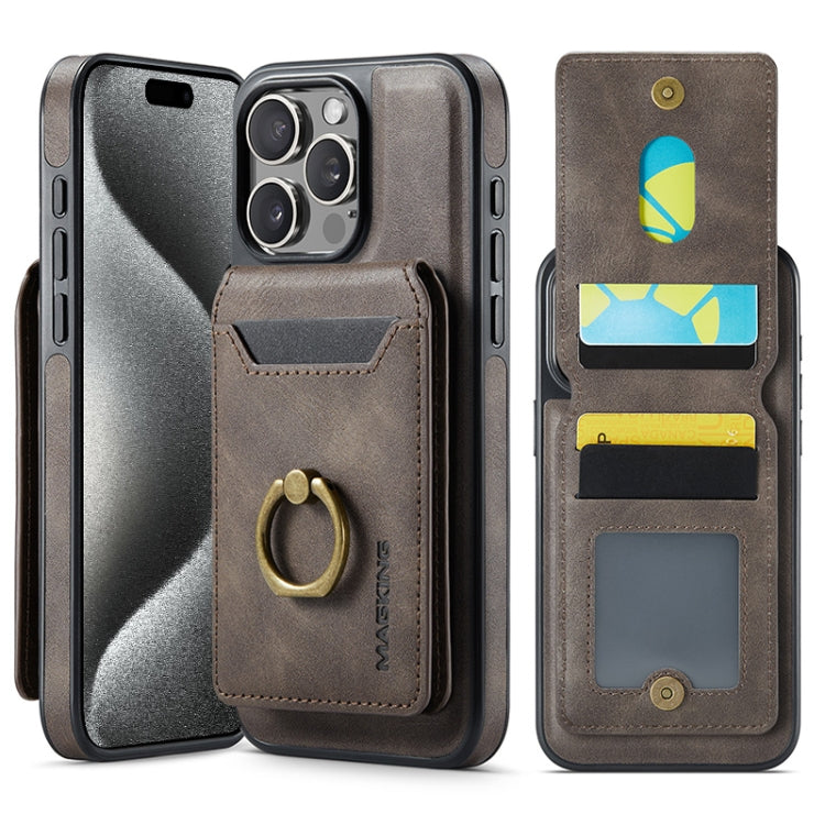 DG.MING K1 MagSafe Detachable Wallet RFID Back Cover Phone Case, For iPhone 16, For iPhone 15 Pro Max, For iPhone 15 Pro, For iPhone 15 Plus Apple Accessories engdg-4724 iPhone 16 - DG.MING - Mobile Lens - Mobile Camera Lens - Cellphone Accessories - Phone Lens - Smartphone Lens