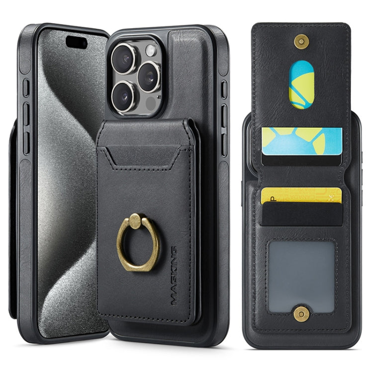 DG.MING K1 MagSafe Detachable Wallet RFID Back Cover Phone Case, For iPhone 16, For iPhone 15 Pro Max, For iPhone 15 Pro, For iPhone 15 Plus Apple Accessories engdg-4724 iPhone 16 - DG.MING - Mobile Lens - Mobile Camera Lens - Cellphone Accessories - Phone Lens - Smartphone Lens