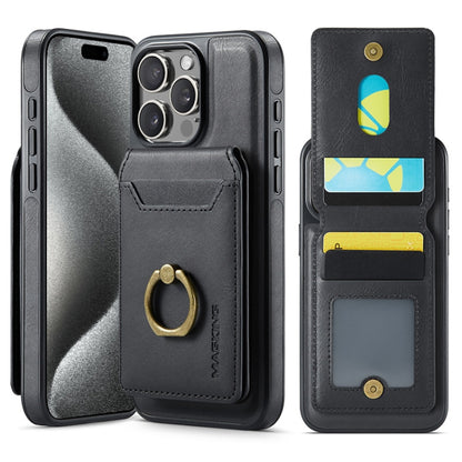DG.MING K1 MagSafe Detachable Wallet RFID Back Cover Phone Case, For iPhone 16, For iPhone 15 Pro Max, For iPhone 15 Pro, For iPhone 15 Plus Apple Accessories engdg-4724 iPhone 16 - DG.MING - Mobile Lens - Mobile Camera Lens - Cellphone Accessories - Phone Lens - Smartphone Lens
