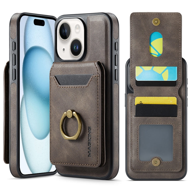 DG.MING K1 MagSafe Detachable Wallet RFID Back Cover Phone Case, For iPhone 16, For iPhone 15 Pro Max, For iPhone 15 Pro, For iPhone 15 Plus Apple Accessories engdg-4724 iPhone 16 - DG.MING - Mobile Lens - Mobile Camera Lens - Cellphone Accessories - Phone Lens - Smartphone Lens