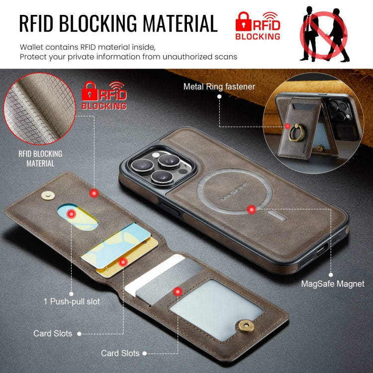 DG.MING K1 MagSafe Detachable Wallet RFID Back Cover Phone Case, For iPhone 14 Pro Max, For iPhone 13 Pro Max, For iPhone 13 Pro, For iPhone 13 Apple Accessories engdg-4738 iPhone 14 Pro Max - DG.MING - Mobile Lens - Mobile Camera Lens - Cellphone Accessories - Phone Lens - Smartphone Lens