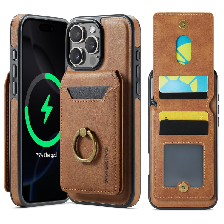 DG.MING K1 MagSafe Detachable Wallet RFID Back Cover Phone Case, For iPhone 16e, For iPhone 16 Pro Max, For iPhone 16 Pro, For iPhone 16 Plus Apple Accessories engdg-4737 iPhone 16e - DG.MING - Mobile Lens - Mobile Camera Lens - Cellphone Accessories - Phone Lens - Smartphone Lens