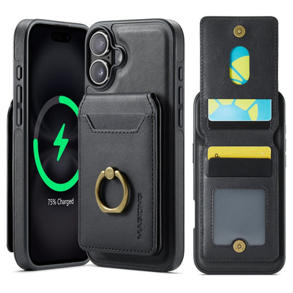 DG.MING K1 MagSafe Detachable Wallet RFID Back Cover Phone Case, For iPhone 16, For iPhone 15 Pro Max, For iPhone 15 Pro, For iPhone 15 Plus Apple Accessories engdg-4724 iPhone 16 - DG.MING - Mobile Lens - Mobile Camera Lens - Cellphone Accessories - Phone Lens - Smartphone Lens