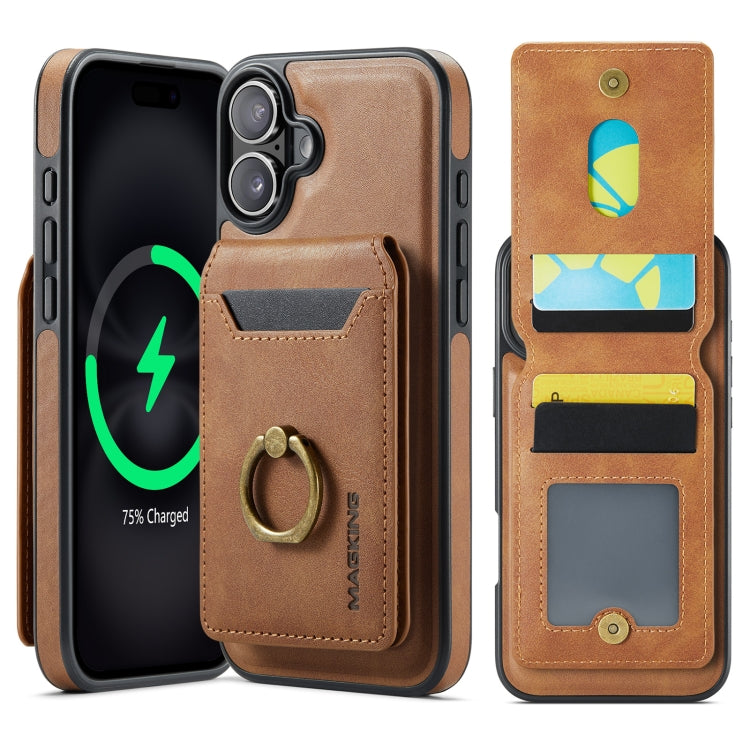 DG.MING K1 MagSafe Detachable Wallet RFID Back Cover Phone Case, For iPhone 16, For iPhone 15 Pro Max, For iPhone 15 Pro, For iPhone 15 Plus Apple Accessories engdg-4724 iPhone 16 - DG.MING - Mobile Lens - Mobile Camera Lens - Cellphone Accessories - Phone Lens - Smartphone Lens