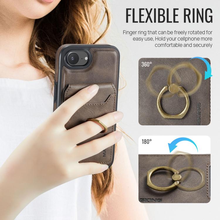 DG.MING K1 MagSafe Detachable Wallet RFID Back Cover Phone Case, For iPhone 16e, For iPhone 16 Pro Max, For iPhone 16 Pro, For iPhone 16 Plus Apple Accessories engdg-4737 iPhone 16e - DG.MING - Mobile Lens - Mobile Camera Lens - Cellphone Accessories - Phone Lens - Smartphone Lens