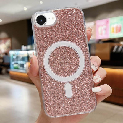 Acrylic Transparent Glitter MagSafe Phone Case, For iPhone 16e, For iPhone 16 Pro Max, For iPhone 16 Pro Apple Accessories engacr4753 iPhone 16e - APEXEL INDIA - Mobile Lens - Mobile Camera Lens - Cellphone Accessories - Phone Lens - Smartphone Lens