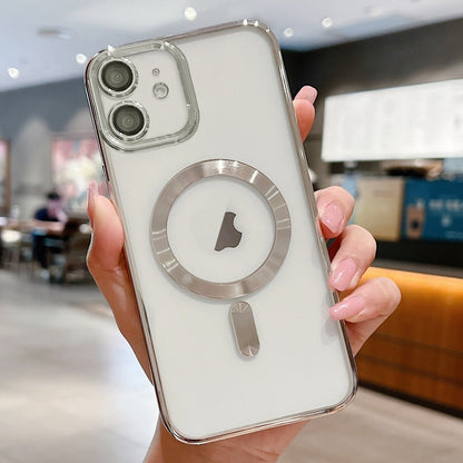 Electroplating MagSafe Phone Case, For iPhone 11 Pro Max, For iPhone 11