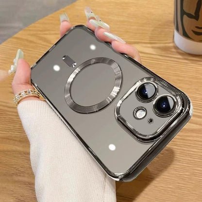 Electroplating MagSafe Phone Case, For iPhone 11 Pro Max, For iPhone 11