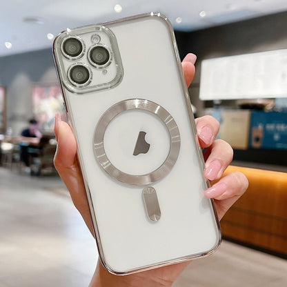 Electroplating MagSafe Phone Case, For iPhone 11 Pro Max, For iPhone 11