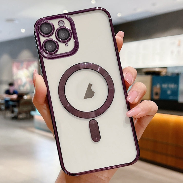 Electroplating MagSafe Phone Case, For iPhone 11 Pro Max, For iPhone 11