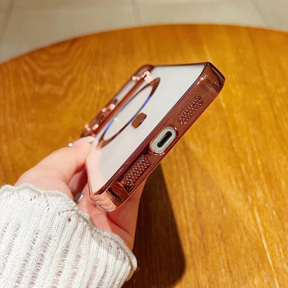 Electroplating MagSafe Phone Case, For iPhone 11 Pro Max, For iPhone 11