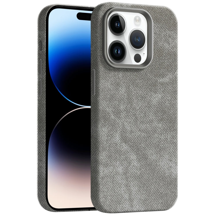 Skin Feel Denim Leather MagSafe Phone Case, For iPhone 14 Pro, For iPhone 14 Pro Max Apple Accessories engski4787 iPhone 14 Pro - APEXEL INDIA - Mobile Lens - Mobile Camera Lens - Cellphone Accessories - Phone Lens - Smartphone Lens