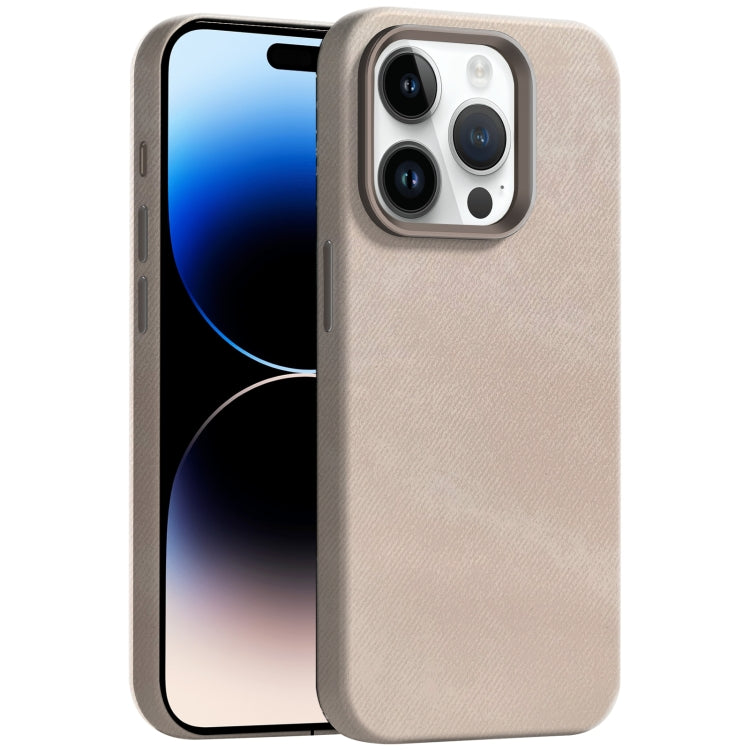 Skin Feel Denim Leather MagSafe Phone Case, For iPhone 14 Pro, For iPhone 14 Pro Max Apple Accessories engski4787 iPhone 14 Pro - APEXEL INDIA - Mobile Lens - Mobile Camera Lens - Cellphone Accessories - Phone Lens - Smartphone Lens