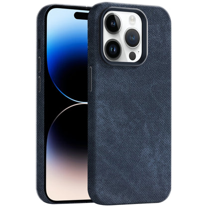 Skin Feel Denim Leather MagSafe Phone Case, For iPhone 14 Pro, For iPhone 14 Pro Max Apple Accessories engski4787 iPhone 14 Pro - APEXEL INDIA - Mobile Lens - Mobile Camera Lens - Cellphone Accessories - Phone Lens - Smartphone Lens