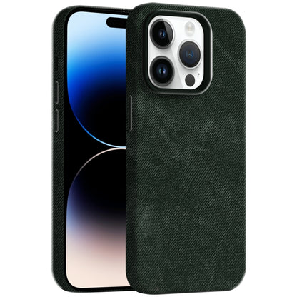 Skin Feel Denim Leather MagSafe Phone Case, For iPhone 14 Pro, For iPhone 14 Pro Max Apple Accessories engski4787 iPhone 14 Pro - APEXEL INDIA - Mobile Lens - Mobile Camera Lens - Cellphone Accessories - Phone Lens - Smartphone Lens