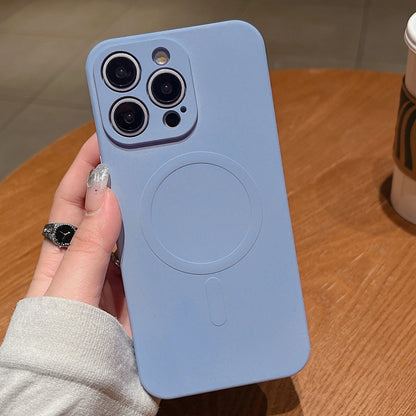 Solid Color Liquid Silicone MagSafe Magnetic Phone Case, For iPhone 13 Pro Max Apple Accessories engsol4806 More iPhone Cases - APEXEL INDIA - Mobile Lens - Mobile Camera Lens - Cellphone Accessories - Phone Lens - Smartphone Lens
