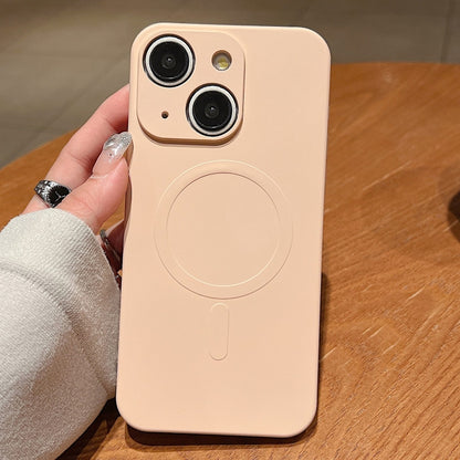 Solid Color Liquid Silicone MagSafe Magnetic Phone Case, For iPhone 13 Apple Accessories engsol4808 More iPhone Cases - APEXEL INDIA - Mobile Lens - Mobile Camera Lens - Cellphone Accessories - Phone Lens - Smartphone Lens