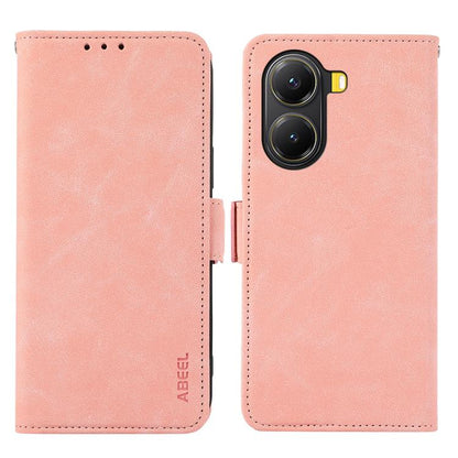 ABEEL Frosted Magnetic RFID Leather Phone Case, For Redmi Turbo 4 Pro, For Redmi Turbo 4, For Redmi 14C 4G