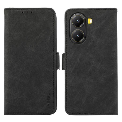 ABEEL Frosted Magnetic RFID Leather Phone Case, For Redmi Turbo 4 Pro, For Redmi Turbo 4, For Redmi 14C 4G