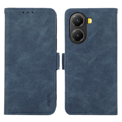 ABEEL Frosted Magnetic RFID Leather Phone Case, For Redmi Turbo 4 Pro, For Redmi Turbo 4, For Redmi 14C 4G