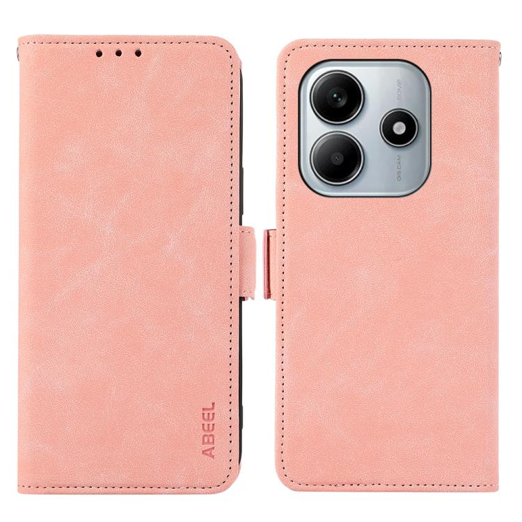 ABEEL Frosted Magnetic RFID Leather Phone Case, For Redmi K80 / K80 Pro, For Redmi Note 14 4G 164.84mm, For Redmi Turbo 4 Pro, For Redmi Turbo 4