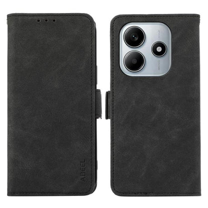 ABEEL Frosted Magnetic RFID Leather Phone Case, For Redmi K80 / K80 Pro, For Redmi Note 14 4G 164.84mm, For Redmi Turbo 4 Pro, For Redmi Turbo 4