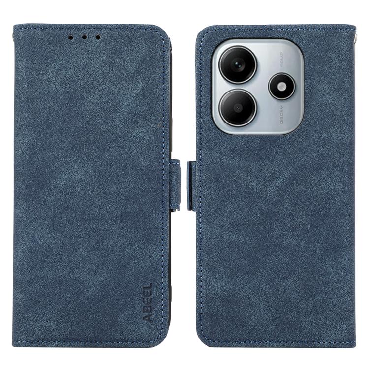 ABEEL Frosted Magnetic RFID Leather Phone Case, For Redmi K80 / K80 Pro, For Redmi Note 14 4G 164.84mm, For Redmi Turbo 4 Pro, For Redmi Turbo 4