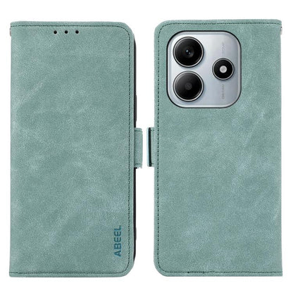 ABEEL Frosted Magnetic RFID Leather Phone Case, For Redmi K80 / K80 Pro, For Redmi Note 14 4G 164.84mm, For Redmi Turbo 4 Pro, For Redmi Turbo 4