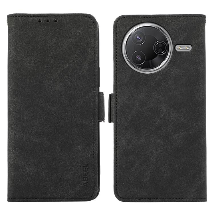 ABEEL Frosted Magnetic RFID Leather Phone Case, For Redmi K80 / K80 Pro, For Redmi Note 14 4G 164.84mm, For Redmi Turbo 4 Pro, For Redmi Turbo 4