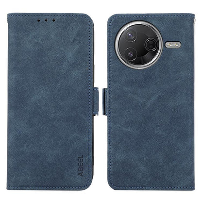 ABEEL Frosted Magnetic RFID Leather Phone Case, For Redmi K80 / K80 Pro, For Redmi Note 14 4G 164.84mm, For Redmi Turbo 4 Pro, For Redmi Turbo 4
