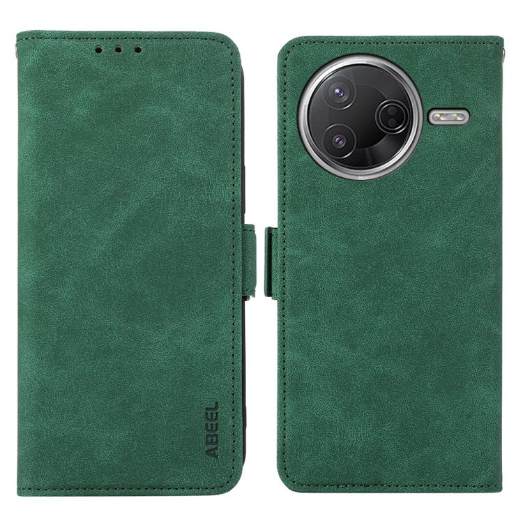 ABEEL Frosted Magnetic RFID Leather Phone Case, For Redmi K80 / K80 Pro, For Redmi Note 14 4G 164.84mm, For Redmi Turbo 4 Pro, For Redmi Turbo 4