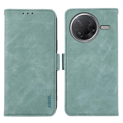 ABEEL Frosted Magnetic RFID Leather Phone Case, For Redmi K80 / K80 Pro, For Redmi Note 14 4G 164.84mm, For Redmi Turbo 4 Pro, For Redmi Turbo 4