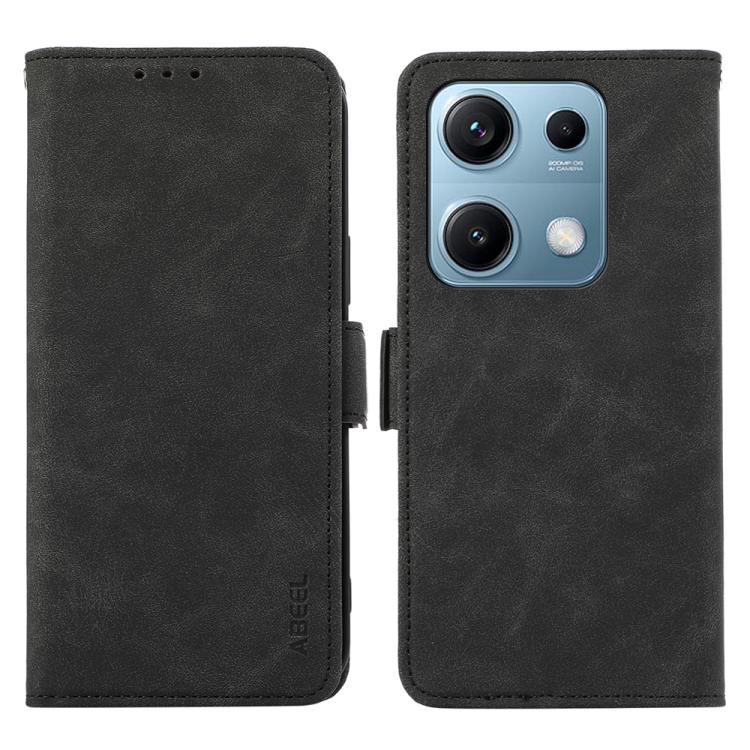ABEEL Frosted Magnetic RFID Leather Phone Case, For Redmi A5 4G 171.7mm / Poco C71, For Redmi Note 14S 4G, For Redmi K80 / K80 Pro, For Redmi Note 14 4G 164.84mm