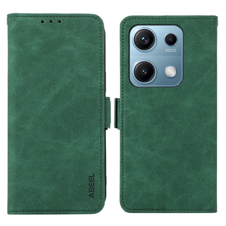 ABEEL Frosted Magnetic RFID Leather Phone Case, For Redmi A5 4G 171.7mm / Poco C71, For Redmi Note 14S 4G, For Redmi K80 / K80 Pro, For Redmi Note 14 4G 164.84mm