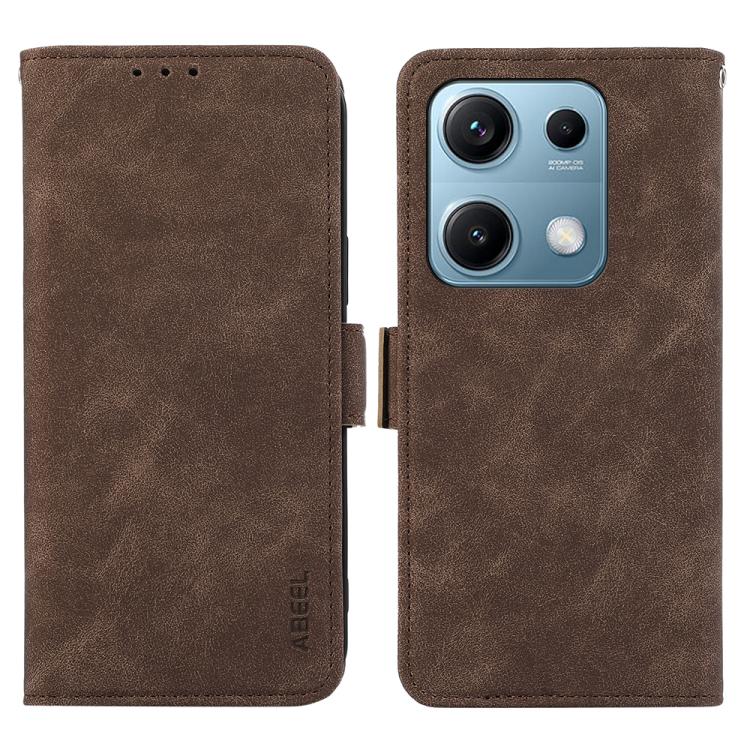 ABEEL Frosted Magnetic RFID Leather Phone Case, For Redmi A5 4G 171.7mm / Poco C71, For Redmi Note 14S 4G, For Redmi K80 / K80 Pro, For Redmi Note 14 4G 164.84mm