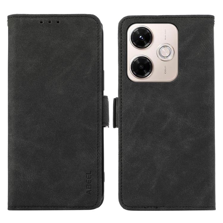 ABEEL Frosted Magnetic RFID Leather Phone Case, For Redmi 13X, For Redmi A5 4G 173.3mm, For Redmi A5 4G 171.7mm / Poco C71, For Redmi Note 14S 4G
