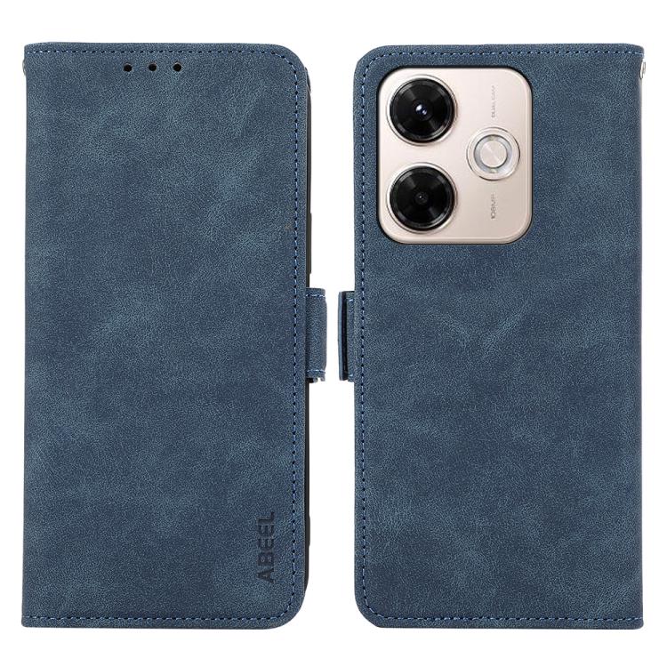 ABEEL Frosted Magnetic RFID Leather Phone Case, For Redmi 13X, For Redmi A5 4G 173.3mm, For Redmi A5 4G 171.7mm / Poco C71, For Redmi Note 14S 4G