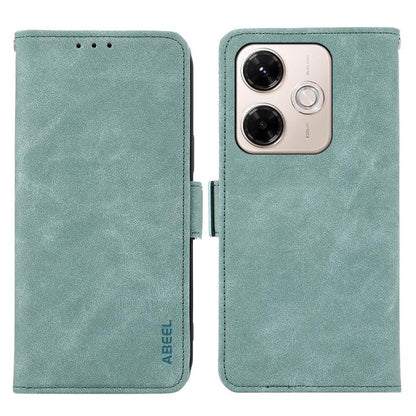 ABEEL Frosted Magnetic RFID Leather Phone Case, For Redmi 13X, For Redmi A5 4G 173.3mm, For Redmi A5 4G 171.7mm / Poco C71, For Redmi Note 14S 4G
