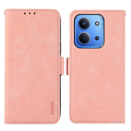 ABEEL Frosted Magnetic RFID Leather Phone Case, For Redmi Note 15 Pro 5G Global 163.6mm, For Redmi 15C 5G / 4G EU 173mm, For Redmi 15 5G Global / 15 4G SEA, For Redmi 15 5G / 4G EU 171mm