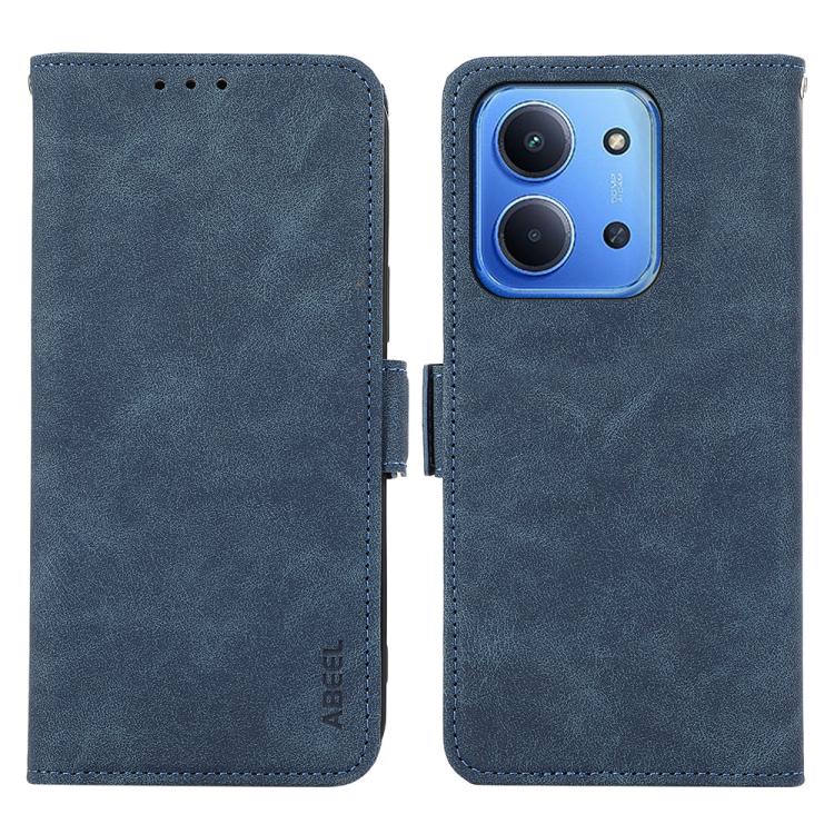 ABEEL Frosted Magnetic RFID Leather Phone Case, For Redmi Note 15 Pro 5G Global 163.6mm, For Redmi 15C 5G / 4G EU 173mm, For Redmi 15 5G Global / 15 4G SEA, For Redmi 15 5G / 4G EU 171mm